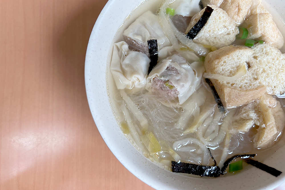 金鶏園の油豆腐細粉