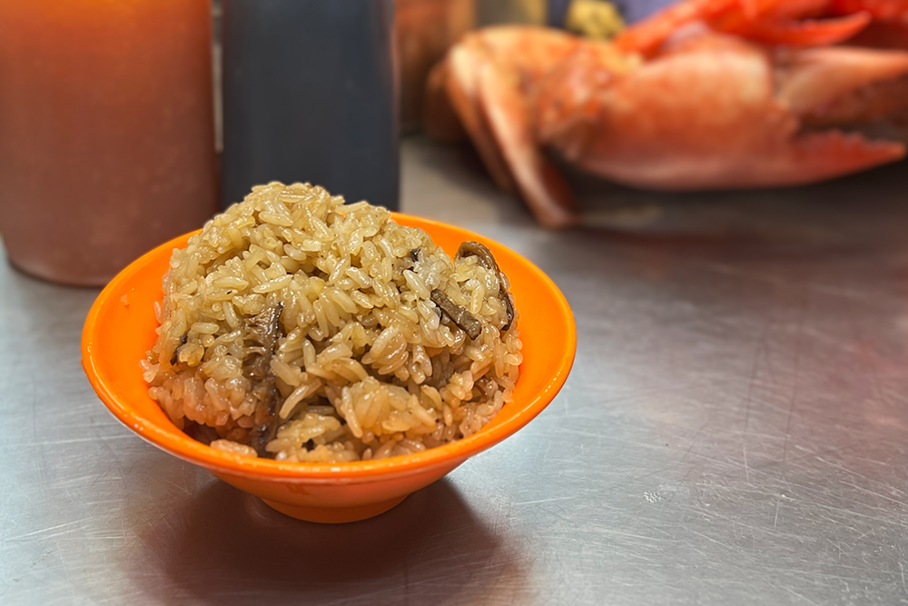 基隆夜市の油飯