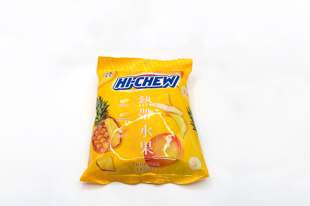 森永嗨啾軟糖袋裝（黃色系熱帶水果）