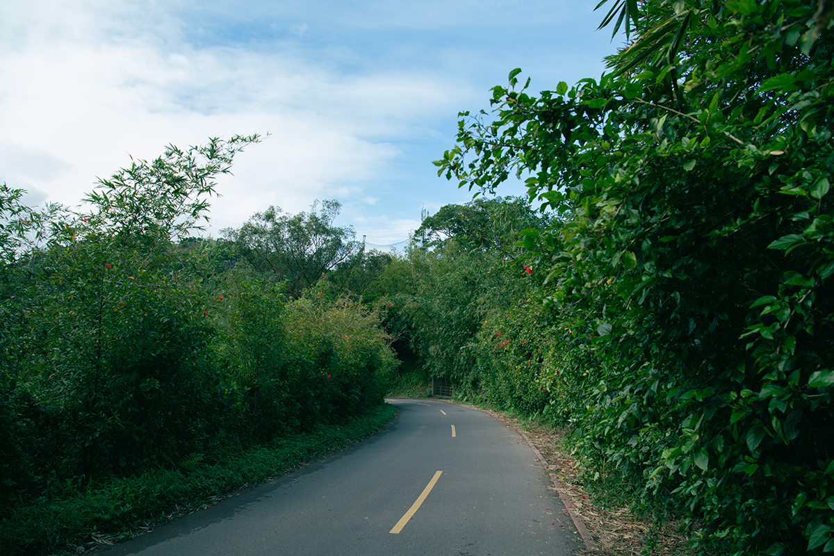 鄭成功廟の先　至善路まで