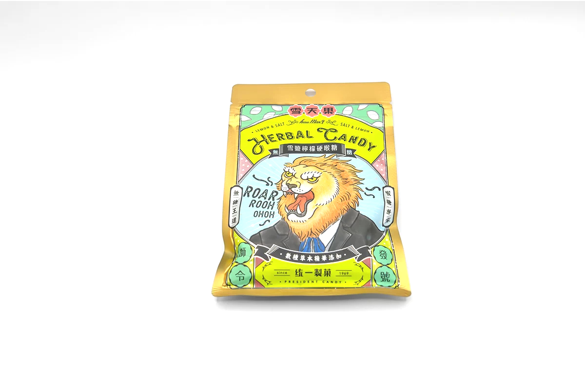 不思議な味の統一製菓のど飴　雪天菓 雪鹽檸檬硬喉糖