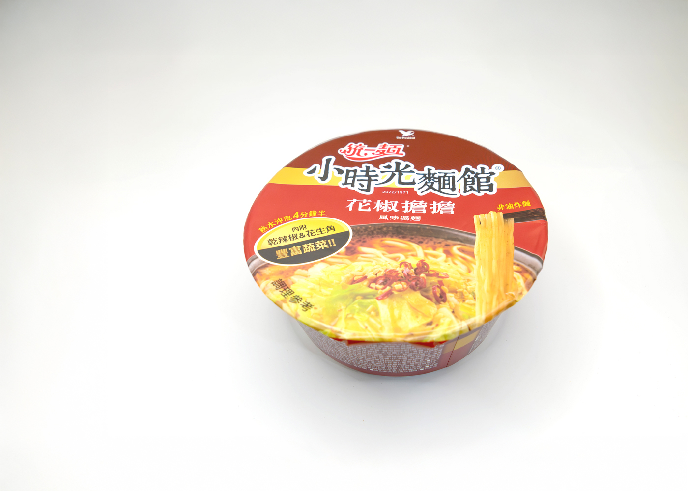 付属品が多い坦々麺　統一企業の小時光麵館 花椒擔擔風味湯麵